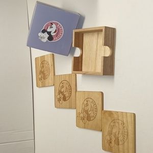 Disney Wood Coaster Set of 4